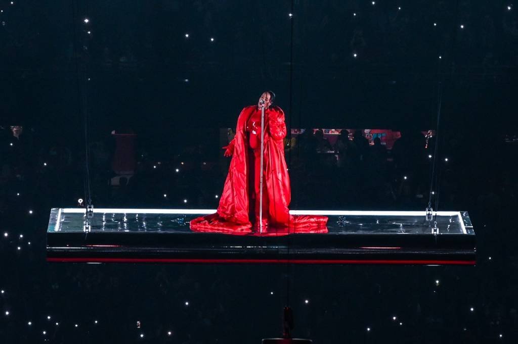 Rihanna: a cantora se apresentou no Super Bowl (Anthony Behar/PA Images/Getty Images)