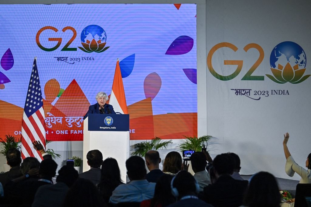 Reunião de líderes financeiros do G20 termina sem consenso sobre Ucrânia
