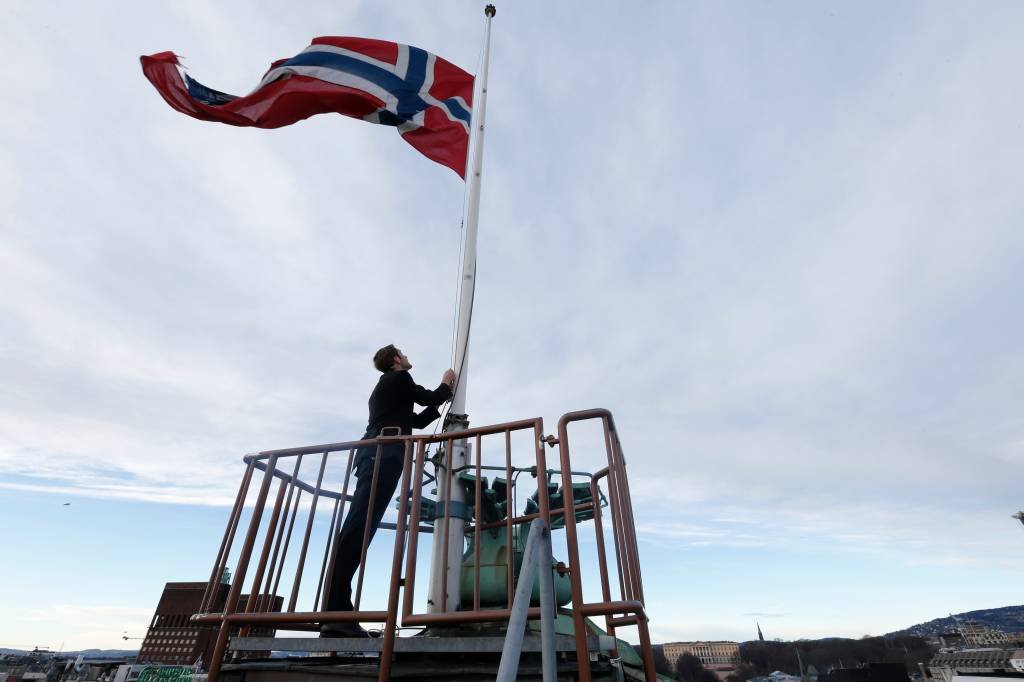 Noruega: a doação será dividida em partes iguais para assistência militar e humanitária ao longo de cinco anos (CORNELIUS POPPE/Getty Images)