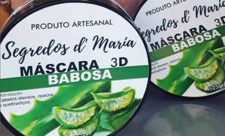 Produtos Segredos d'Maria: linha capilar vem de investimento com a venda de paçocas (Segredos d'Maria/Reprodução)
