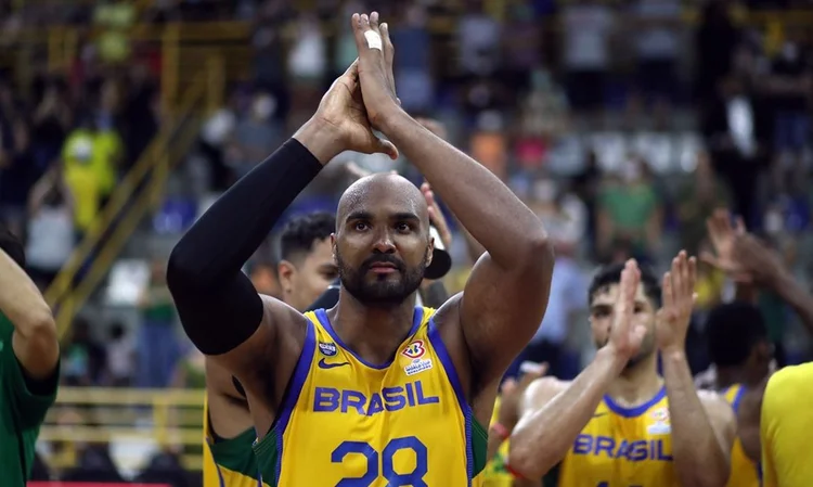 Seleção brasileira: O Brasil é o atual segundo colocado do Grupo F das eliminatórias, atrás apenas dos Estados Unidos (Fiba / Divulgação/Agência Brasil)