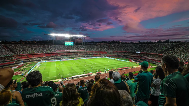 Paulistão: O sucesso de público não é limitado para os jogos na capital (Paloma Cassiano/Palmeiras/by Canon/Divulgação)