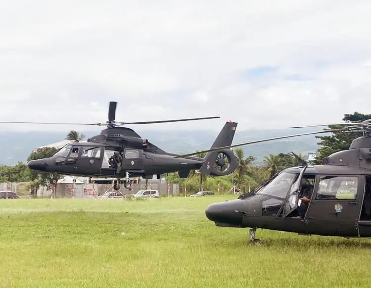 São Sebastião: Exército disponibilizou aeronaves para auxiliar nos resgates das vítimas (Reprodução/Twitter Exército/Site Exame)
