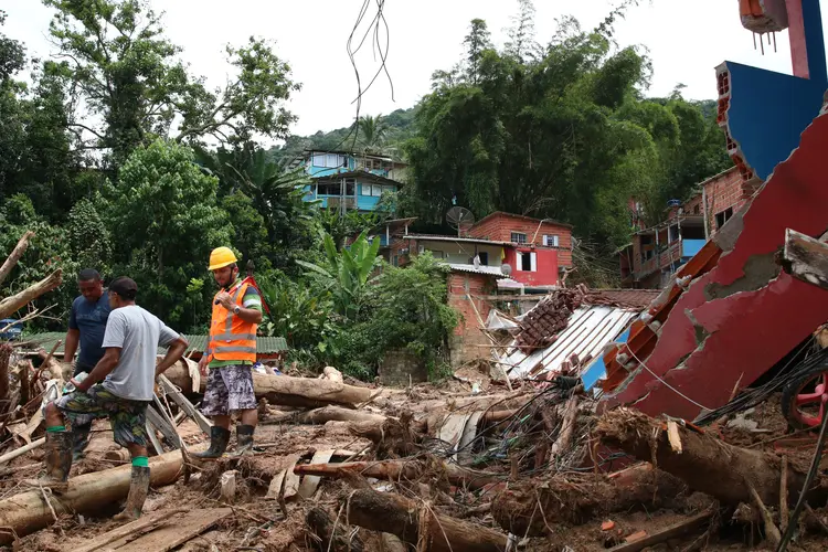 São Sebastião: cidade foi a mais afetada pelas fortes chuvas (Rovena Rosa/Agência Brasil)