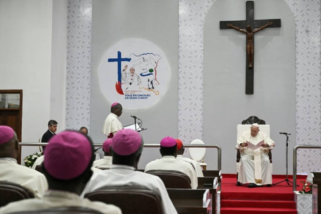 Papa Francisco: ele fará uma "peregrinação da paz" no Sudão do Sul (AFP/AFP)