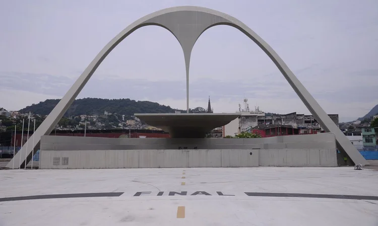 Sambódromo da Marquês de Sapucaí.Foram vendidos 13 mil ingressos ao valor de R$ 15 (Tomaz Silva/Agência Brasil)