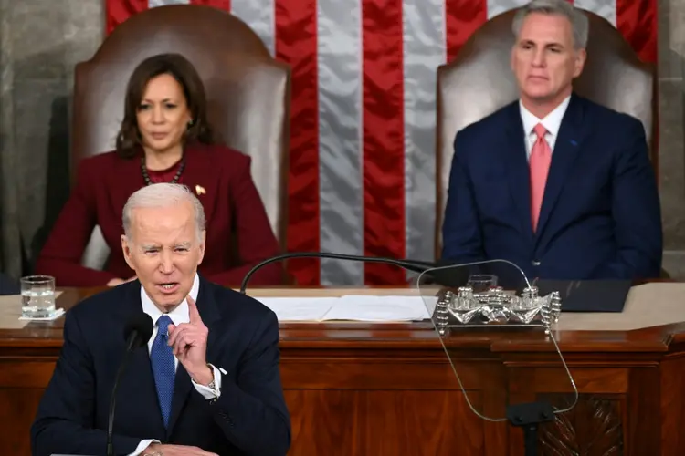 Joe Biden: presidente afirmou que os EUA precisam de união para "ganhar a competição" com a China (AFP/AFP)