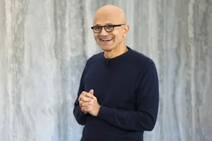 Imagem referente à matéria: CEO da Microsoft já não trabalha sem IA — veja como ele a usa