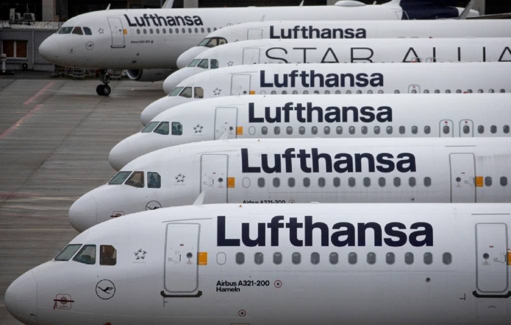 Lufthansa: Justiça anunlou o plano para salvar a companhia aérea.  (AFP/AFP)