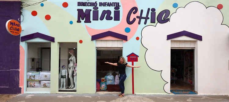 Selma Olimpio, proprietária do Brechó Mini Chic (Pedro Alves/Sebrae/SP)