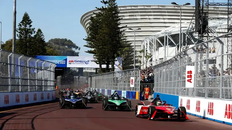 Prova de Fórmula E na África do Sul: dois campeões brasileiros desde a criação (Fórmula E/Divulgação)