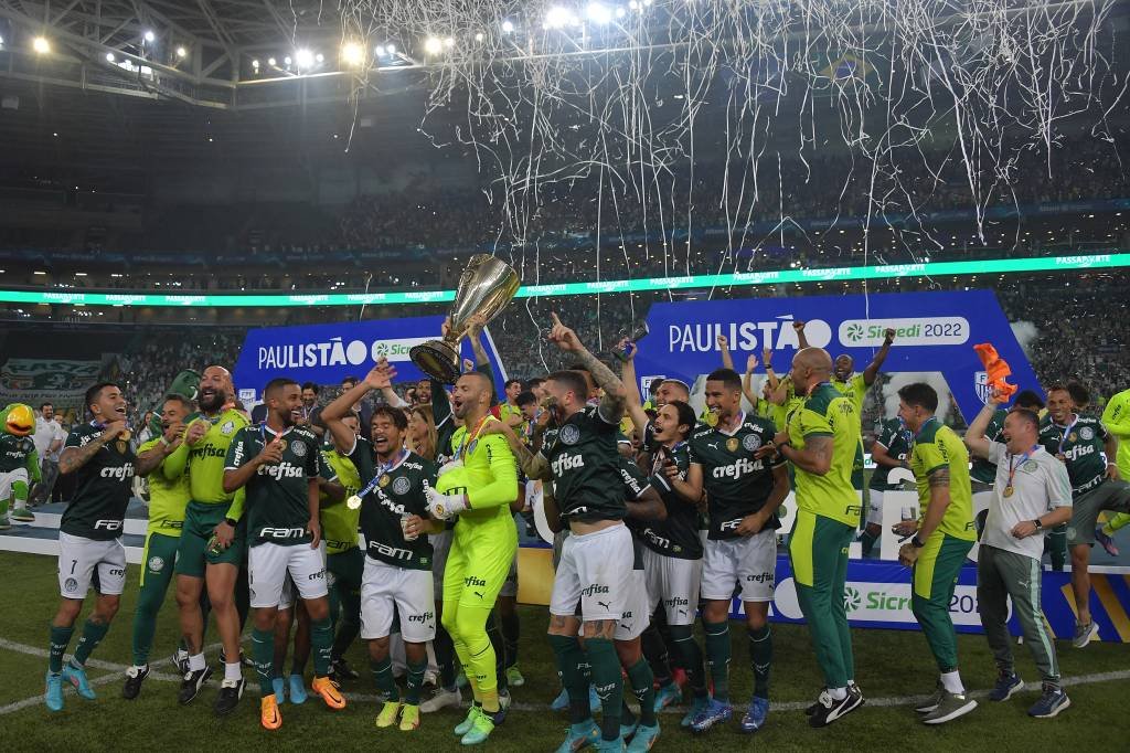 Campeão, Palmeiras tem seis na seleção do Paulistão 2022 - Futebol