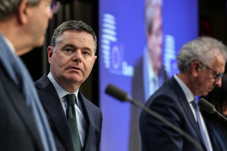 Paschal Donohoe: presidente enfatizou que não é possível ser complacente (Valeria Mongelli/Bloomberg/Getty Images)