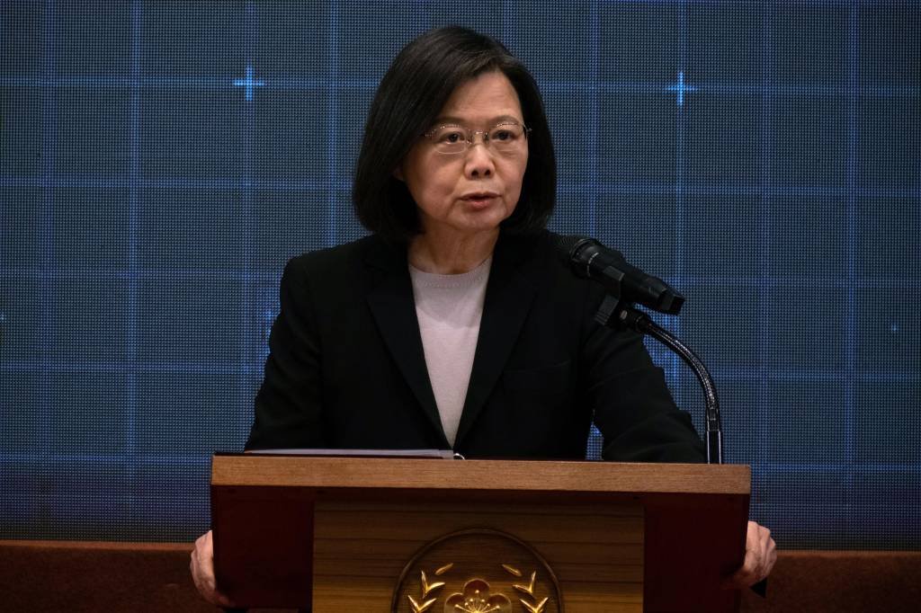 Presidente de Taiwan condena exercícios militares da China