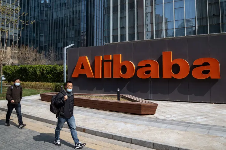 Alibaba: reposicionamento de ações. (Bloomberg / Colaborador/Getty Images)