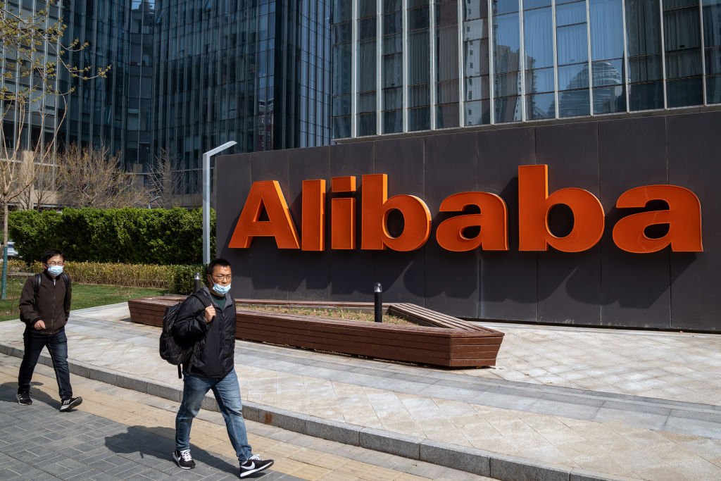 Alibaba: após a reorganização radical, a empresa se tornará uma holding (Bloomberg / Colaborador/Getty Images)