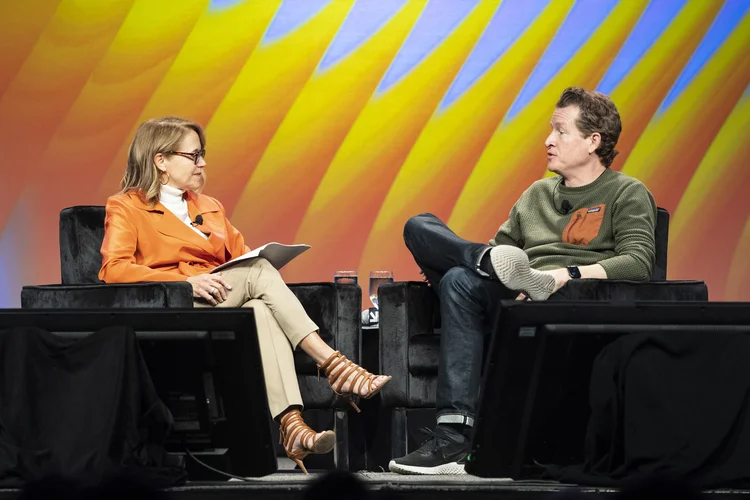 No palco do SXSW: Ryan Gellert, CEO da Patagonia (Erika Goldring/Getty Images)