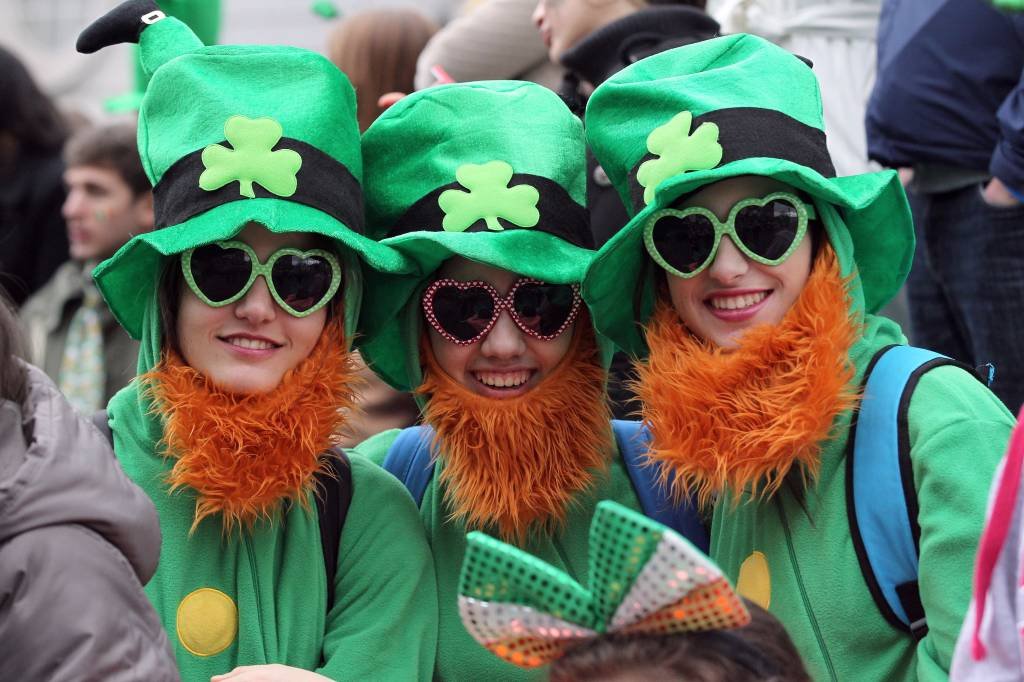 St Patrick's Day comemorado na Irlanda. (PETER MUHLY/AFP/Getty Images)