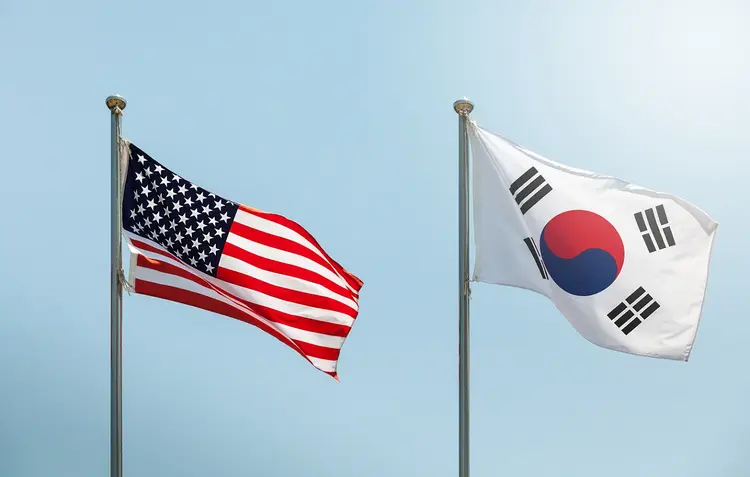 Coreia do Sul e EUA: Os exércitos americano e sul-coreano também anunciaram que vão conduzir o exercício Freedom Shield, um treinamento de posto de comando simulado por computadores, (ByoungJoo/Getty Images)
