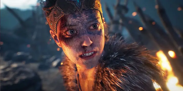 Hellblade: uma jornada que aborda esquizofrenia, luto e tradições, ambientado pela cultura celta e viking (Foto/Reprodução)