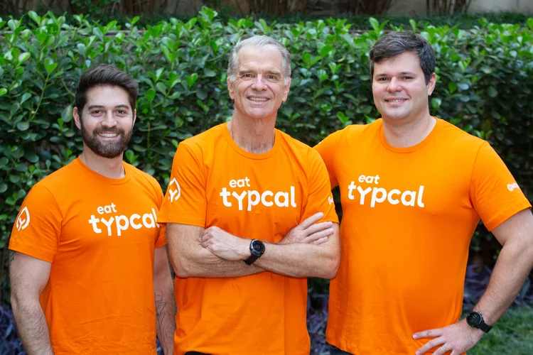 Paulo Ibri, Bernardinho e Guilherme Sortino, da Typcal: vamos abrir rodada de investimentos de 30 milhões (Typcal/Divulgação)