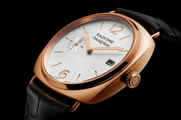 Radiomir Quaranta Goldtech: material desenvolvido pela primeira vez pela marca (Panerai/Divulgação)