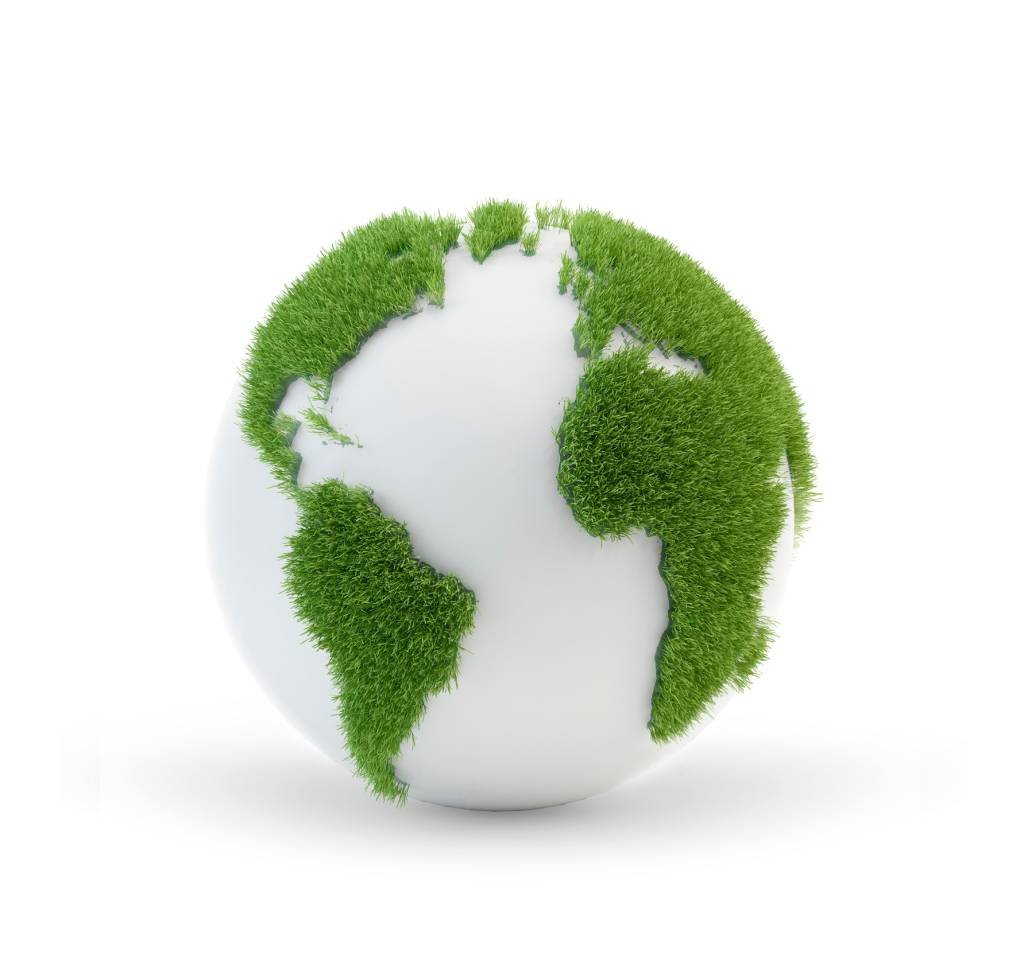 Green planet, conceptual artwork