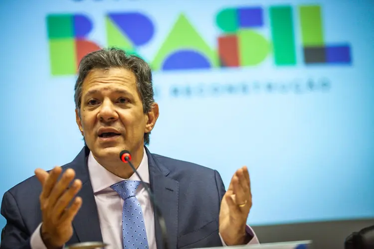 Fernando Haddad: ministro da Fazenda deve anunciar a conclusão do texto do novo arcabouço fiscal nesta terça-feira, 11 (Diogo Zacarias/MF/Divulgação)