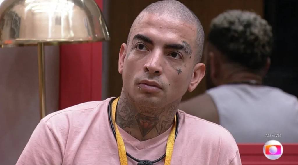 MC Guimê: momento em que brother é expulso do programa (TV Globo / Gshow/Reprodução)