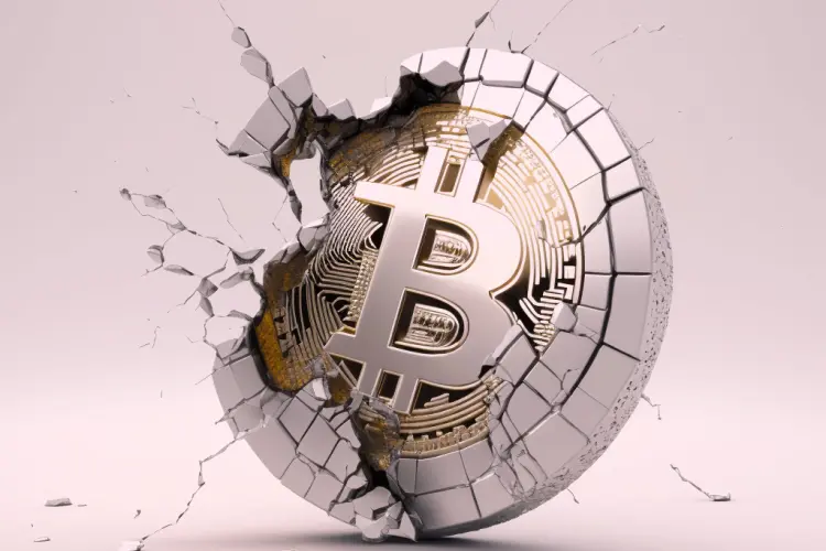 Bitcoin voltou a cair com incerteza macroeconômica (Reprodução/Reprodução)