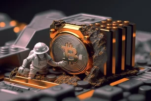 Imagem referente à matéria: Lucro de mineradores de bitcoin cai em meio aos efeitos do halving de 2024