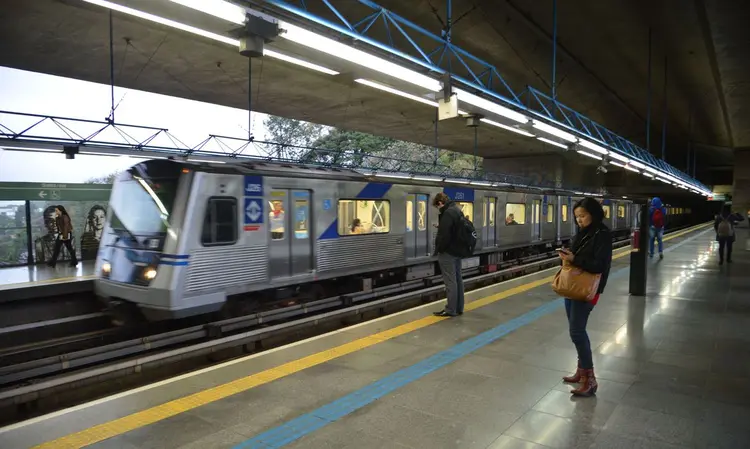 Metrô: metroviários são contra a possível concessão das linhas do Metrô de SP (Rovena Rosa/Agência Brasil)