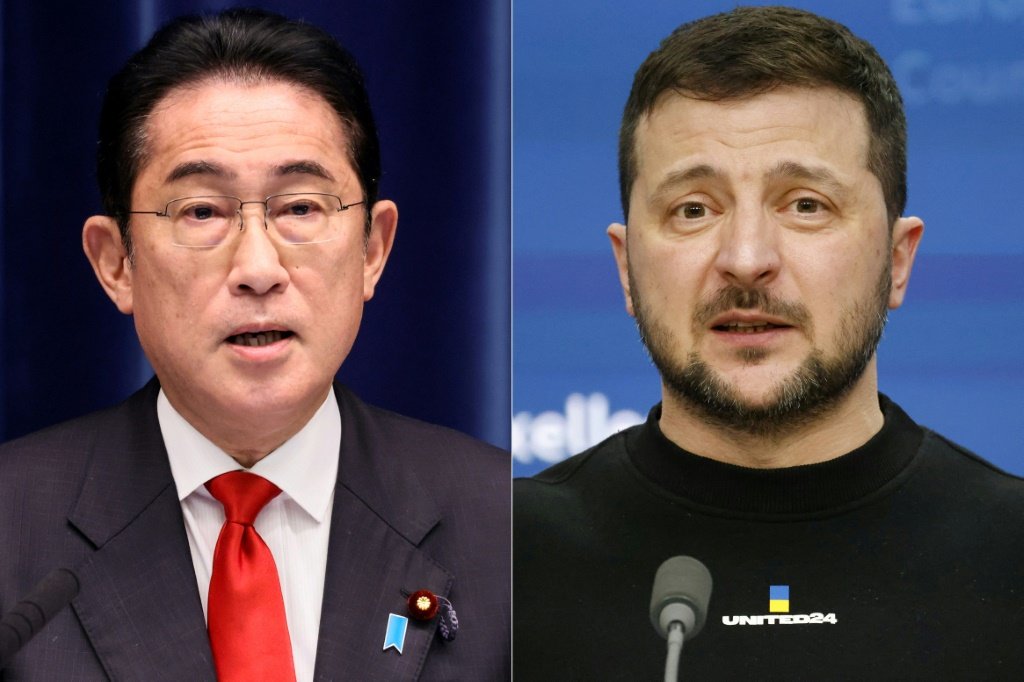 Primeiro-ministro japonês viaja à Ucrania para reunião com Zelensky
