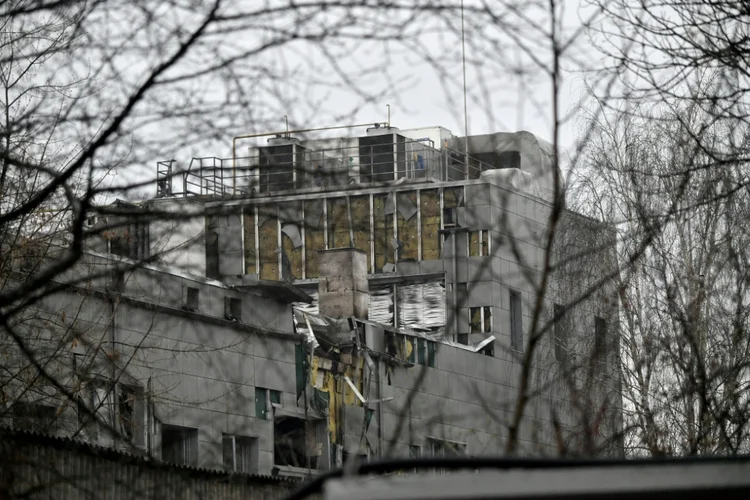 "No total, 12 drones inimigos foram detectados e destruídos pelas forças de defesa no espaço aéreo de Kiev", declarou Sergi Popko (AFP/AFP Photo)