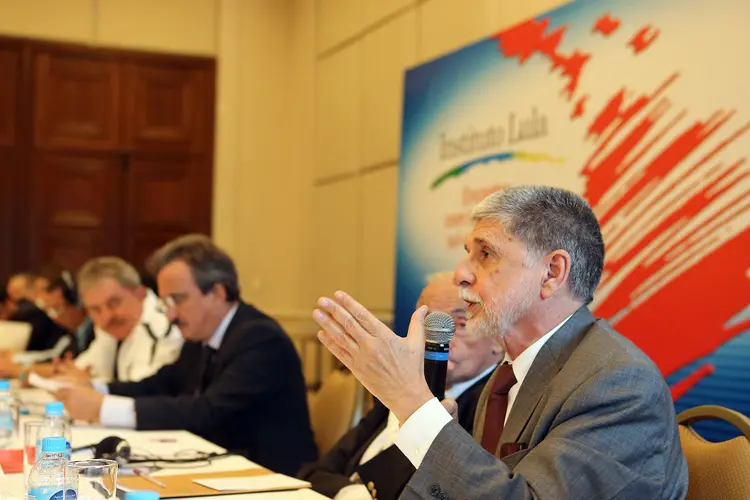 O governo Zelenski já havia indicado como seu futuro embaixador Andrri Melnik (Ricardo Stuckert/ Instituto Lula/Divulgação)
