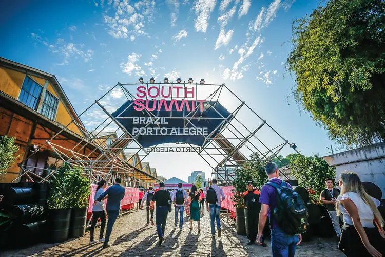 Edição do festival de empreendedorismo South Summit, em Porto Alegre: 600 fundos e 123 bilhões de dólares em jogo (Agência Preview/Divulgação)