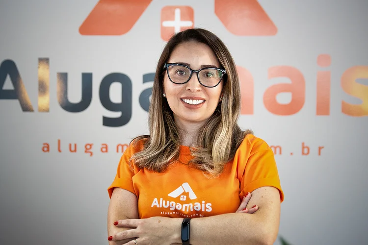 Danielle Miranda, da AlugaMais: "Nossa percepção é que as imobiliárias conseguem um aumento mensal de 35% no número de locações com o nosso auxílio" (Divulgação/Divulgação)