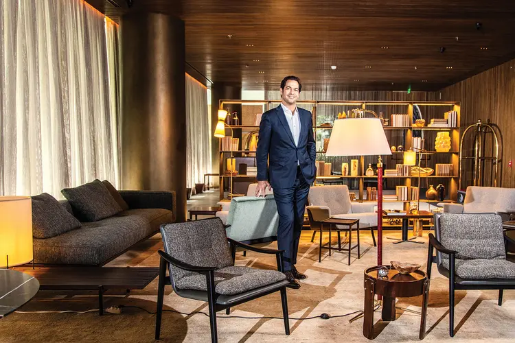 O sócio-diretor Constantino Bittencourt: a pouca oferta de hotelaria de luxo na cidade justifica o investimento. (Leandro Fonseca/Exame)