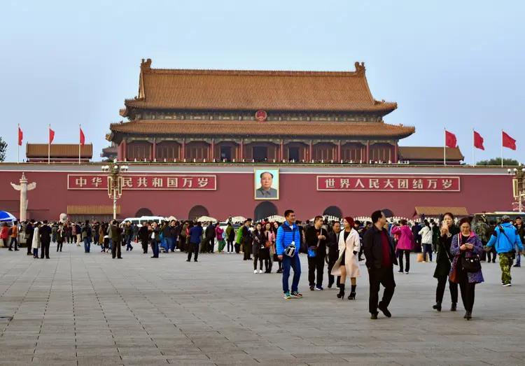 Praça da Paz Celestial: um dos pontos mais visitados da China (Germán Vogel/Getty Images)