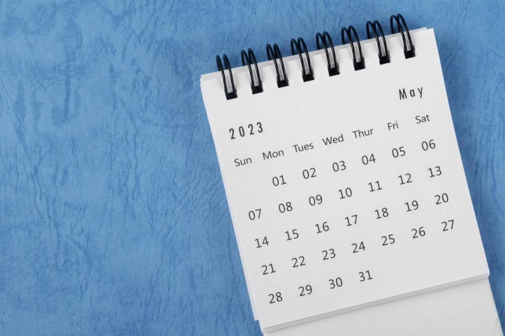 Datas comemorativas e os feriados de maio de 2023