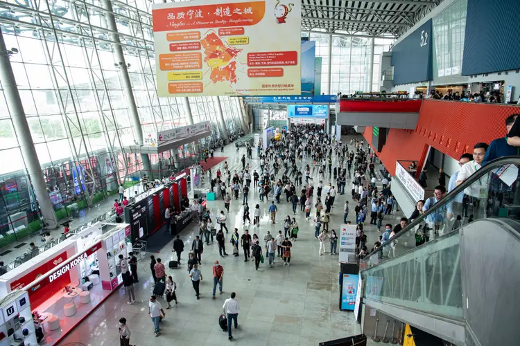 Canton Fair: feira foi aberta em Guangzhou no dia 15 de abril (VCG / Colaborador/Getty Images)