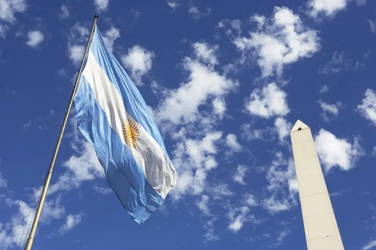 Argentina: ministro da economia, Sergio Massa, conversou com a diretora-gerente do FMI, Kristalina Georgieva, no domingo. (Laurie Noble/Getty Images)