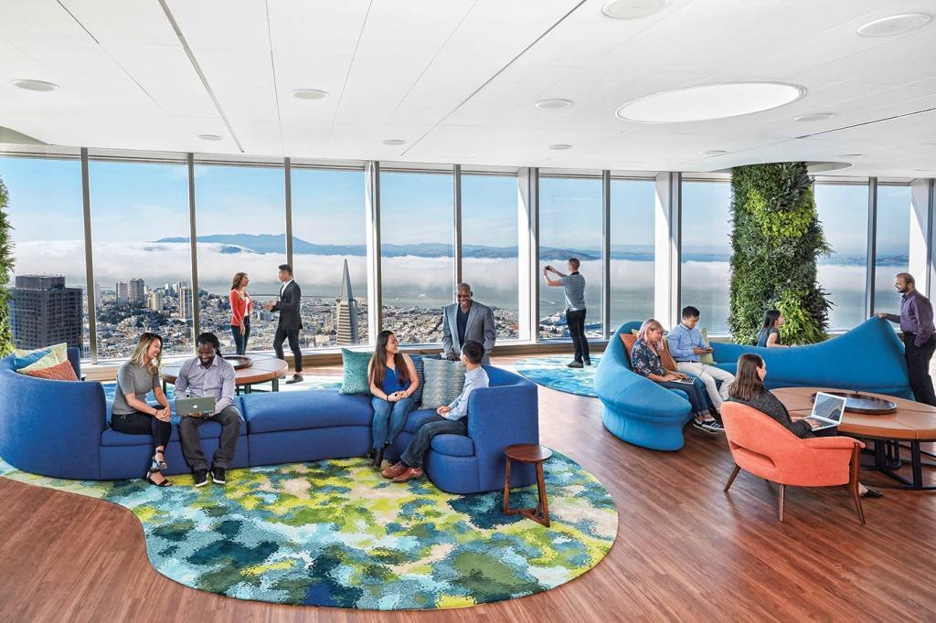 Escritório da Salesforce em São Francisco: modos de trabalhar e de conexão reimaginados (Divulgação/Divulgação)