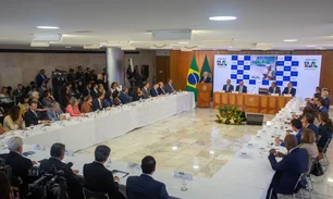 Imagem referente à matéria: Lula participa de segunda reunião ministerial de seu mandato nesta quinta-feira