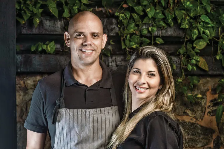 Restaurante Origem: comandados pelo chef Fabrício Lemos e a chef pâtissière Lisiane Arouca. (Leonardo Freire/Divulgação)