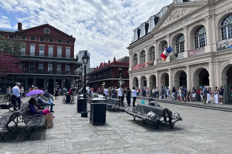 New Orleans: cidade pulsa no ritmo da história e da música.  (Carolina Gehlen/Exame)