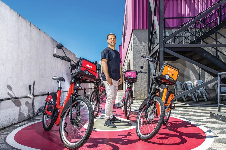 Tomás Martins, CEO e fundador da Tembici: startup de aluguel de bicicletas captou 5 (Leandro Fonseca/Exame)