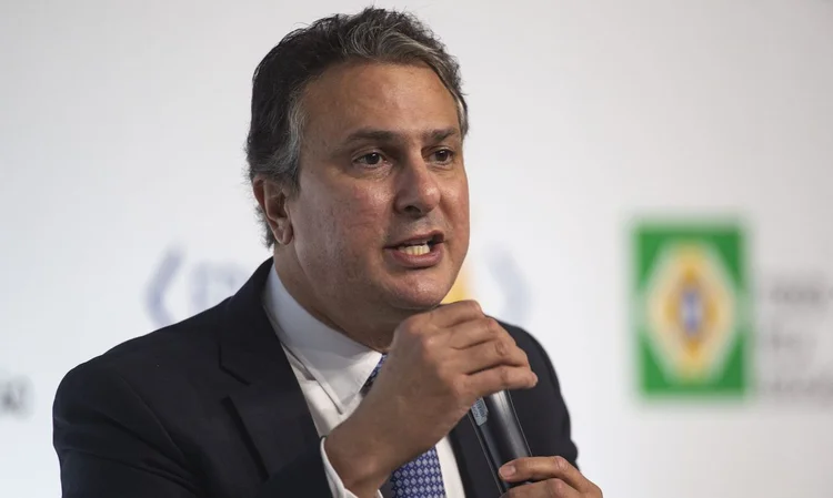 O ministro da Educação, Camilo Santana, durante a abertura do Encontro Anual Educação Já 2023.  (Marcelo Camargo/Agência Brasil)