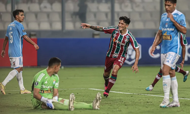 Lima - Peru - 05/04/2023 - Estádio Nacional de Lima - Conmebol Libertadores 2023 , fase de grupos. primeira rodada, jogo entre Fluminense x Sporting Cristal.
FOTO DE MARCELO GONÇALVES / FLUMINENSE FC


IMPORTANTE: Imagem destinada a uso institucional e divulga磯, seu uso comercial estᠶetado incondicionalmente por seu autor e o Fluminense Football Club.

IMPORTANT: Image intended for institutional use and distribution. Commercial use is prohibited unconditionally by its author and Fluminense Football Club.

IMPORTANTE: Im᧥n para uso solamente institucional y distribuici㮮 El uso comercial es prohibido por su autor y por el Fluminense Football Club (MARCELO GONÇALVES / FLUMINENSE FC/Agência Brasil)