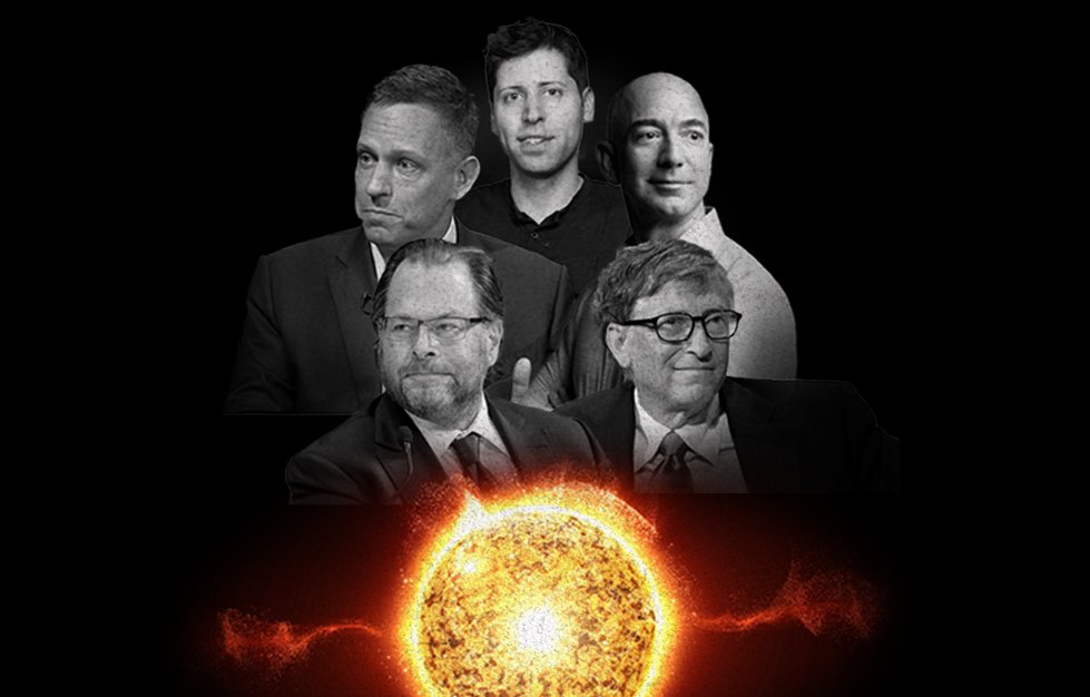 Bilionários do futuro devem ''surgir do sol'', apostam Jeff Bezos, Bill Gates e outros inovadores